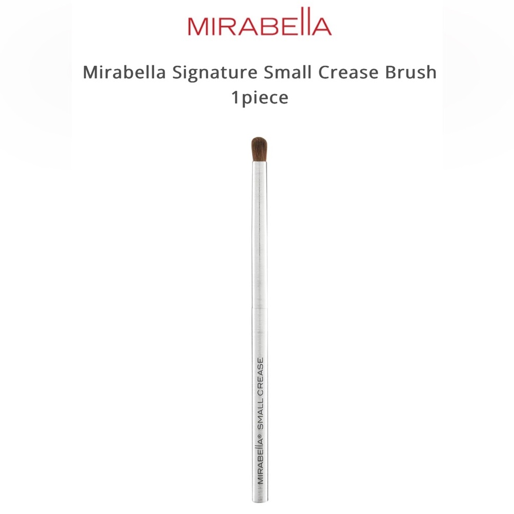 Mirabella Signature Small Crease Brush Quality Soft Bristle Aluminum Handle New
